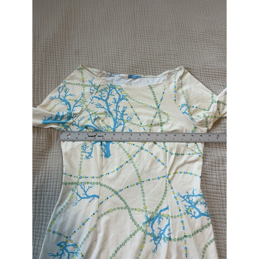 J. McLaughlin Dress Size XS Catalina Cloth Resort Nautical Coastal Beach Preppy - Picture 5 of 7